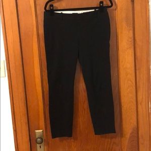 J Crew Black Stretch Minnie Pant - Size 8